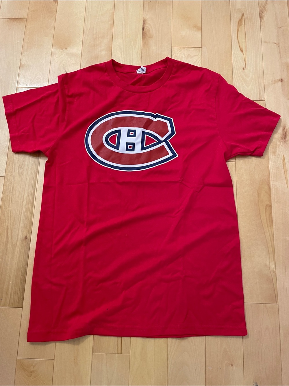 Montreal Canadiens Red Logo T-Shirt - Men's Crew Neck
